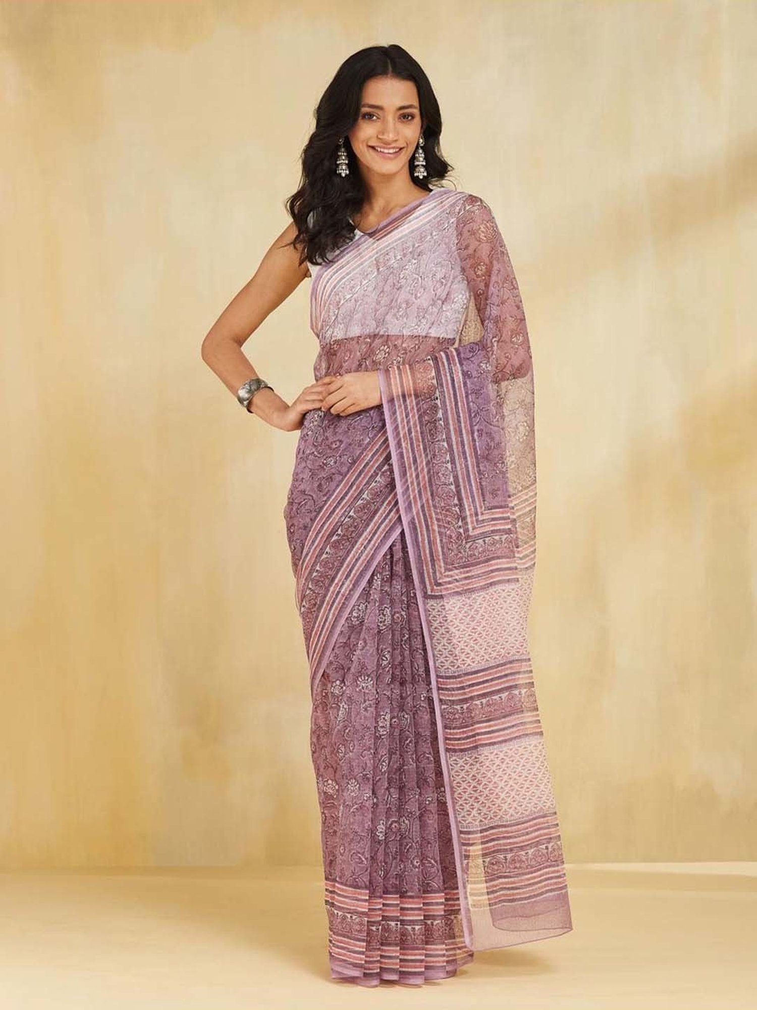 FABIUS - sari HERITAGE MASTER WEAVE DOLABEDI SUPER FINE TUSSAR SILK SAREE