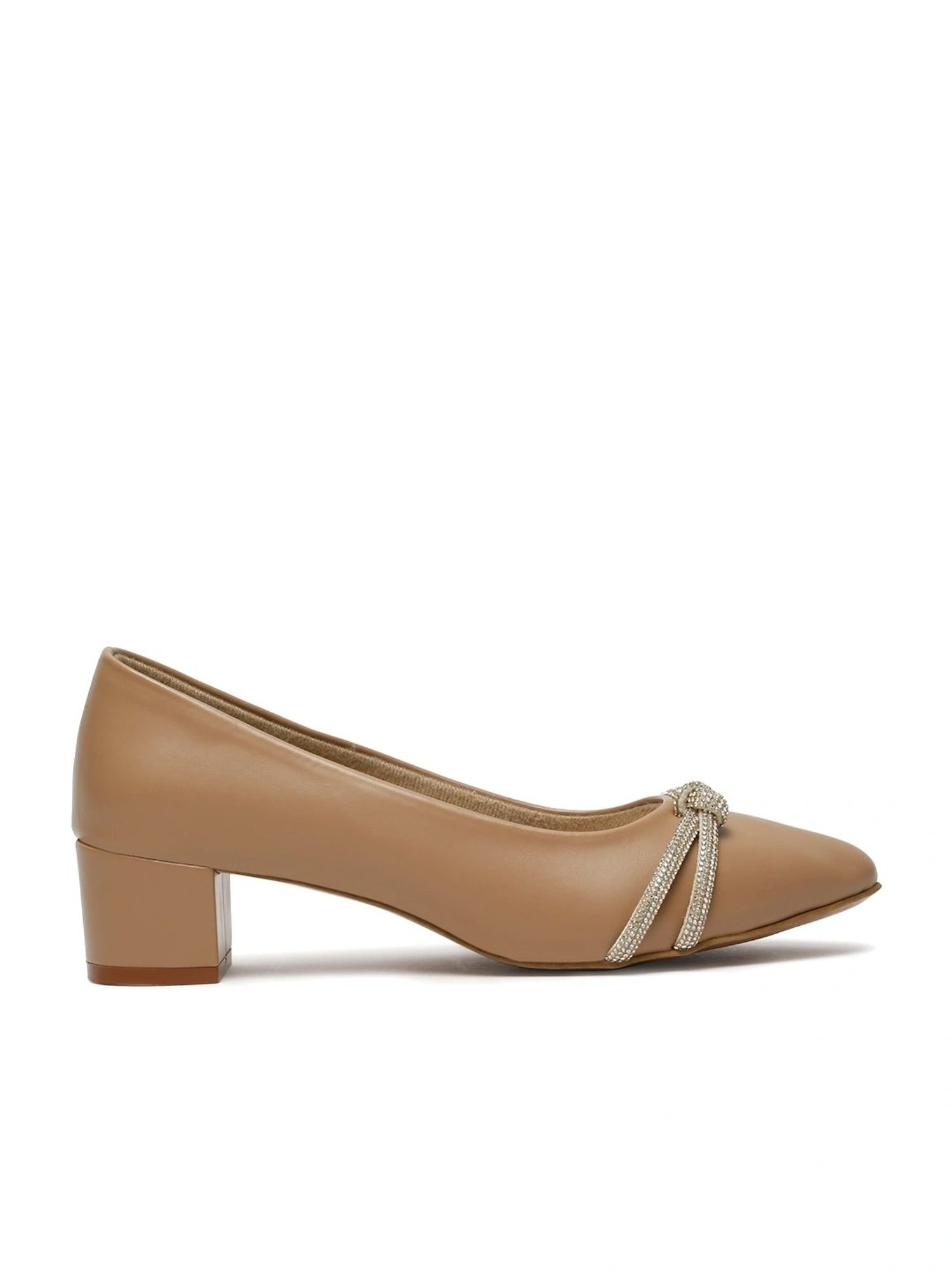 OHGA PETIT TWEED PUMPS ベージュ25.0 OHGA PETIT TWEED PUMPS