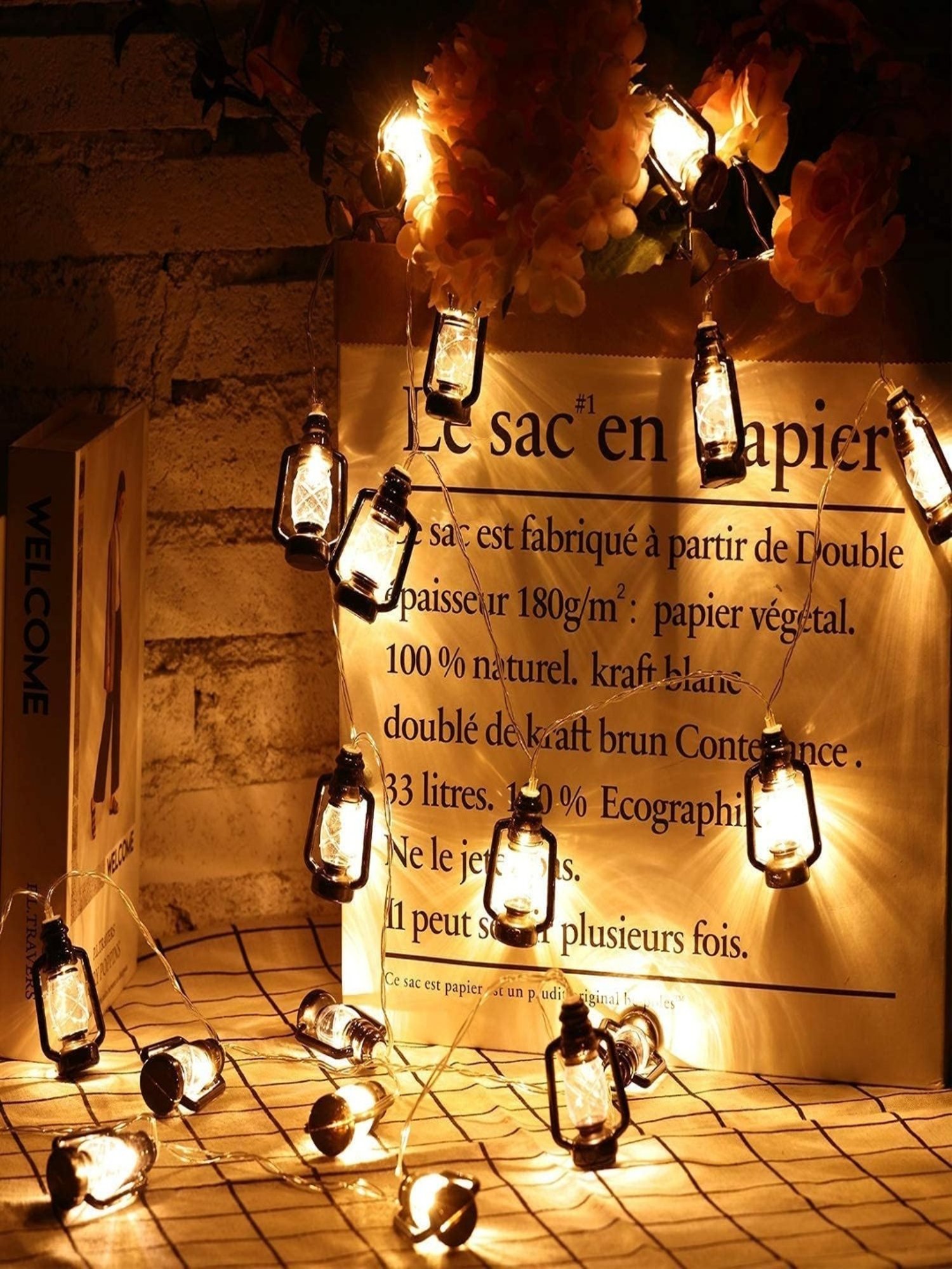 Buy SPARK WORLD Yellow Plastic Battery Lantern 10 LED String