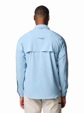 Buy Columbia Mens Blue Broad Spectrum Summit Valley Woven Shirt