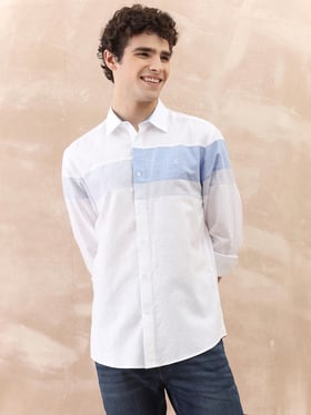 ka na ta classic shirt size1 ホワイト Bright White with Black Casual/Formal Plain-Solid Premium