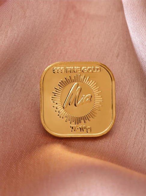Buy Mia by Tanishq Gayatri Mantra 24k (999) 10gm Gold Coin Online