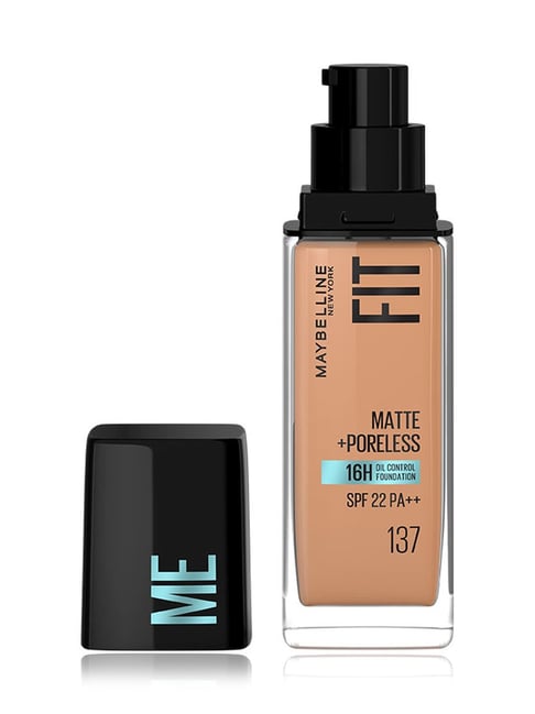 Maybelline New York Fit Me Matte Poreless Liquid Foundation 137 Golden  Tan 30 ml