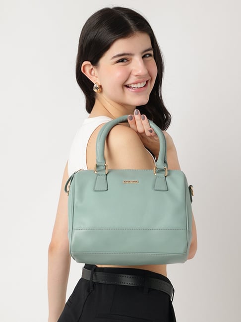 Buy Fastrack Green Solid Medium Handbag Online At Best Price