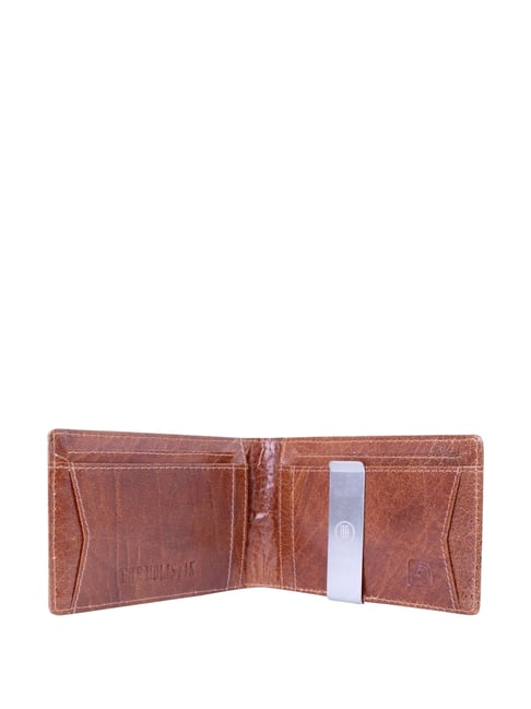 Buy THE HOLISTIK Instant Access Tan Money Clip Wallet for Men