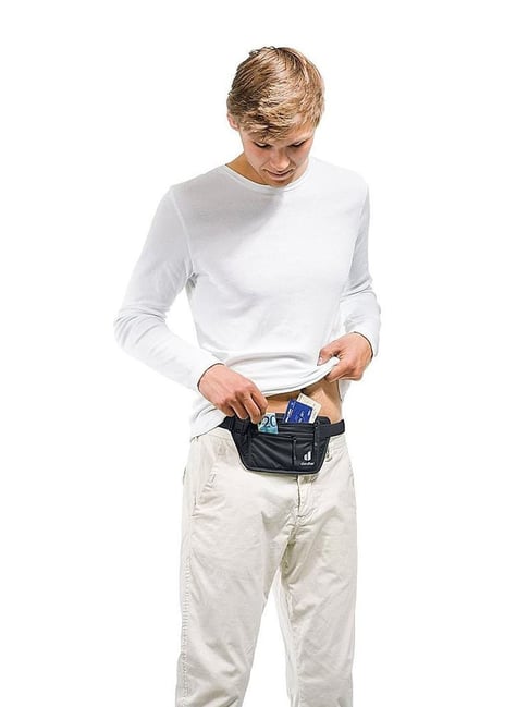 Deuter Unisex Black Security Money Belt I Hip Pack