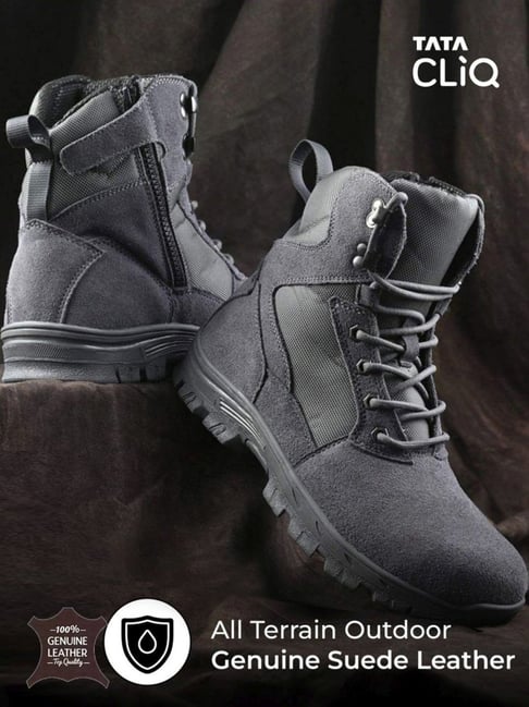hoversoul Hoversole Men's Warrior Grey Derby Boots-picture-18
