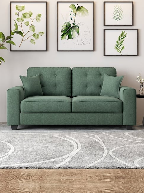 Buy Durian Pure Payton X Odyssey Edit Fern Green Fabric 3 Seater