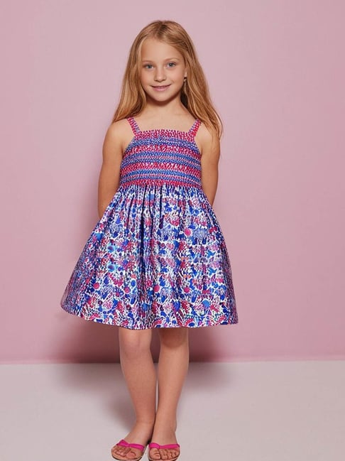 Cherry Crumble By Nitt Hyman Girls Multi Casual Dress