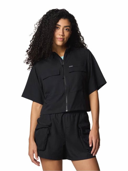 Columbia Womens Black Omni-Wick Elevated View Utility Shirt-picture-31