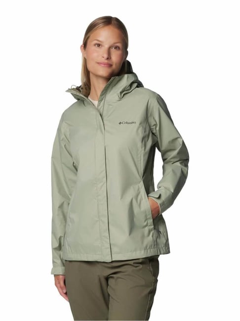 Columbia Womens Green Omni-Tech Arcadia II Rain Jacket-picture-43