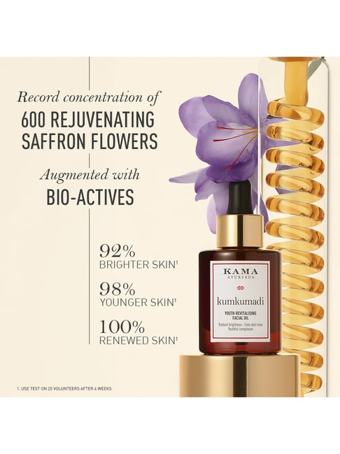 Buy Kama Ayurveda Kumkumadi Youth-Revitalising Facial Oil - 30 ml