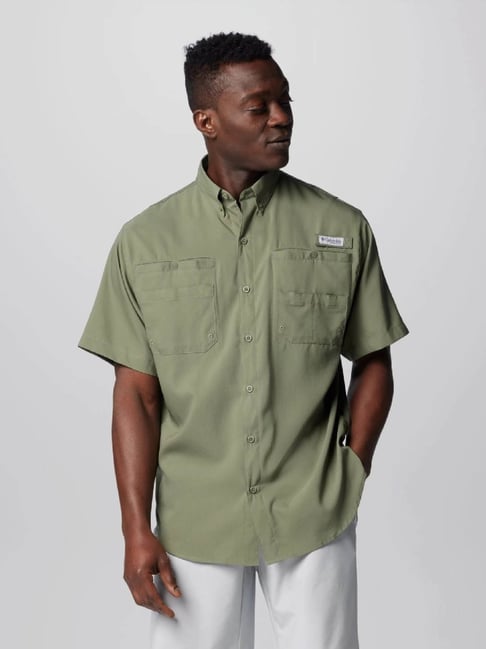 Columbia Green Regular Fit Shirt-picture-28