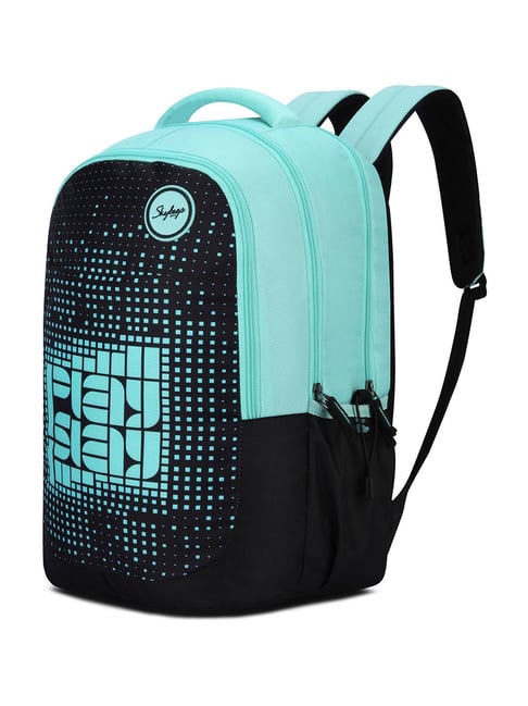 Skybags Klan Plus V2 Play 38L School Backpack for Kids with Rain Cover- Boy  Girls-Blue