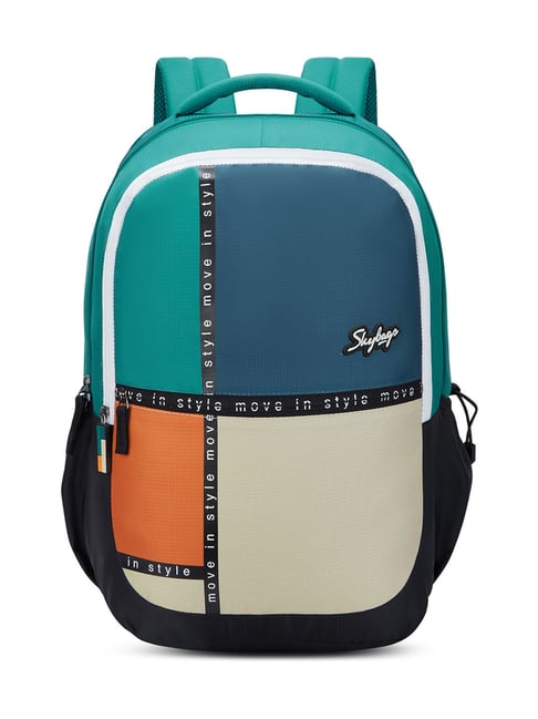 Skybags Klan Plus V2 38L Bot School Backpack for Kids with Rain