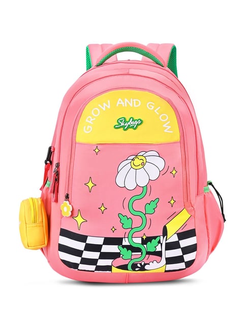 Skybags Jade 01 Grownglow 37L Floral Print School Backpack for