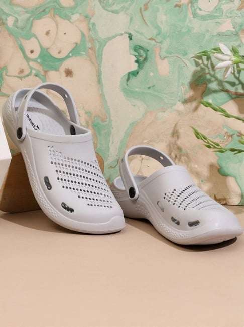 Hoversole Men's Eggshell White Ewade Clogs