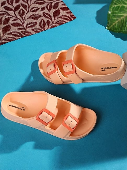 Hoversole Women's Tania Orange Evanith WR Sandals