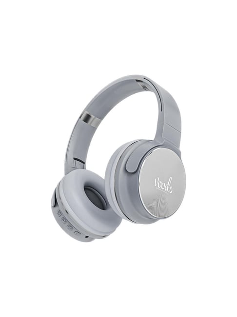 Buy Voods Grey Heads Active Wireless Over Ear Headphones with Mic