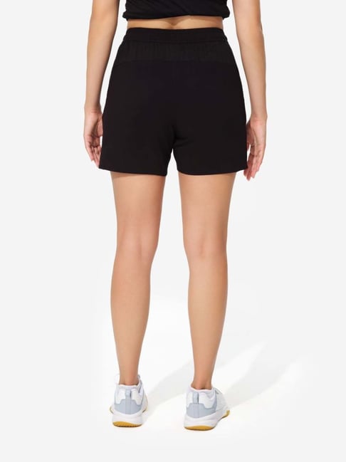 KUIKMA By Decathlon Women Black Regular Fit Shorts