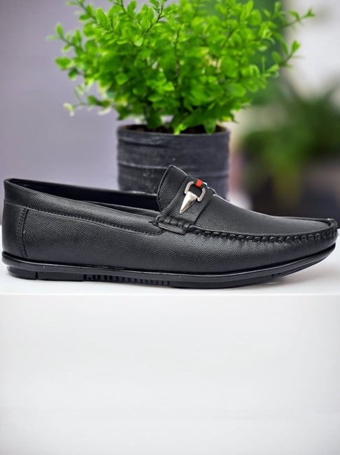 hoversoul Hoversole Men's Turin Black Soft Loafers-picture-27