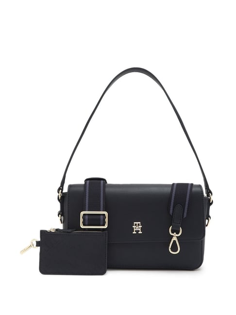 TOMMY HILFIGER PU Black Women Bowlers