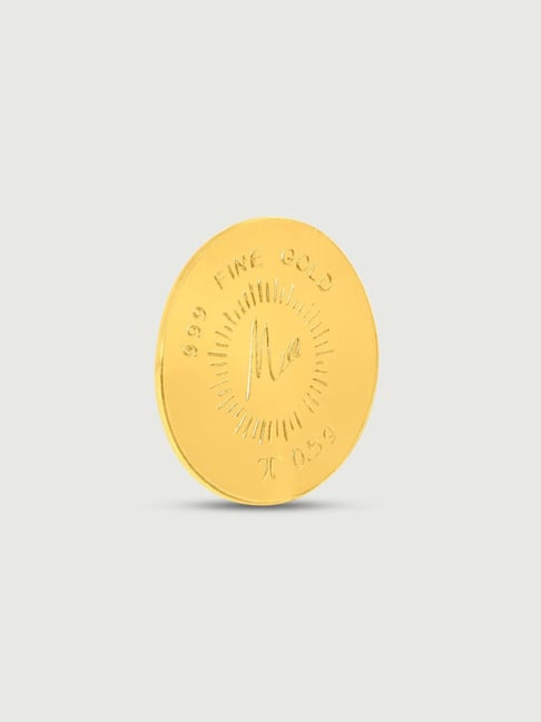 Buy Mia by Tanishq 24k (999) gm Lotus Gold Coin Online At Best