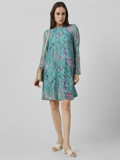 Van Heusen Green Polyester Printed Dress-picture-13