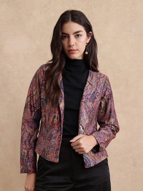 RAREISM Multi Velvet Printed Long Sleeves Jacket-picture-18