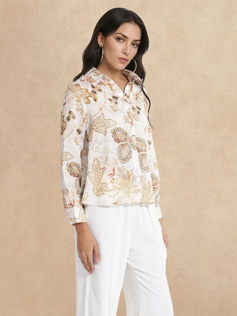 RAREISM Multi Cotton Blend Printed Long Sleeves Shirt-picture-24