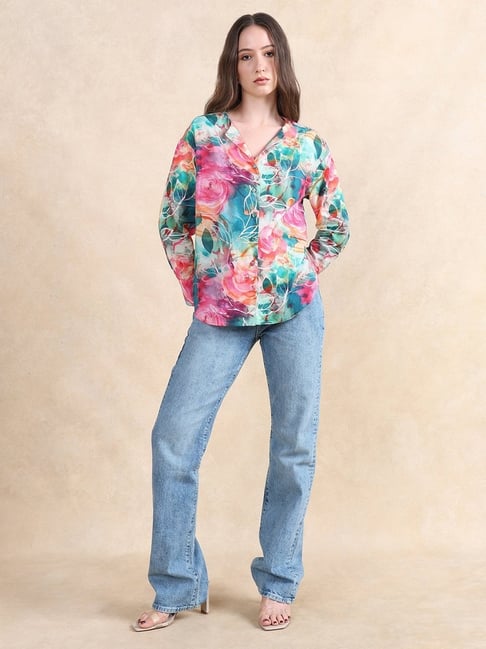 RAREISM Multi Cotton Blend Printed Long Sleeves Shirt-picture-26