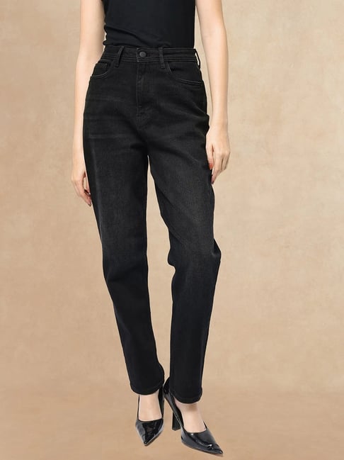 RAREISM Black Cotton Blend Solid Jeans-picture-36