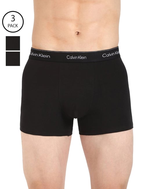 CALVIN KLEIN JEANS Men's Multicolor Trunk Pack of