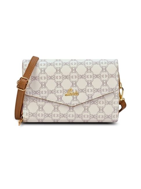Lavie Sally White Logo Small Zip Around Wallet