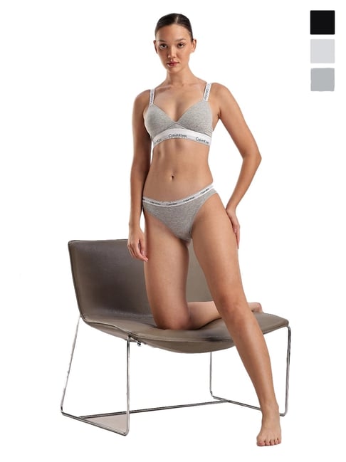 Calvin Klein Underwear Solid Multi Bikini (Pack of 3)-picture-33