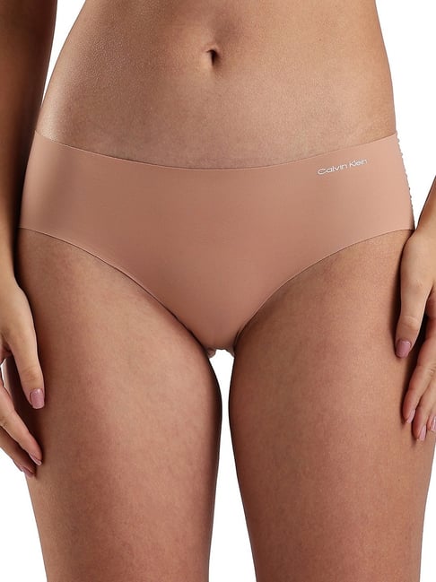 Calvin Klein Underwear Solid Beige Hipster
