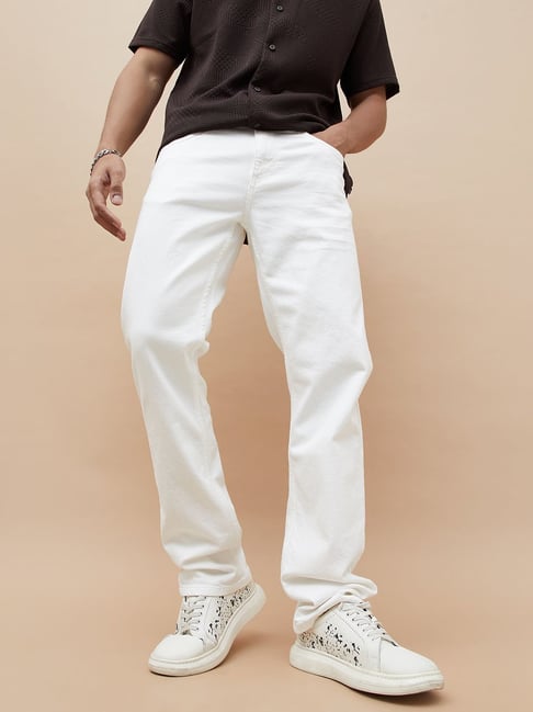 Forca by Lifestyle Men's White Jeans-picture-22