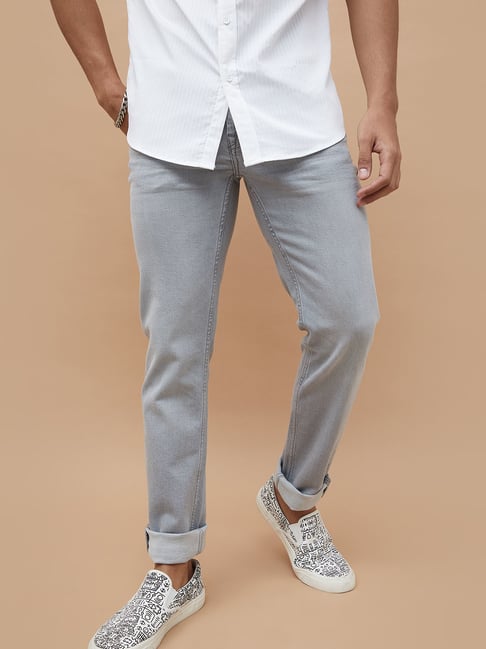 Forca by Lifestyle Men's Grey Jeans-picture-16