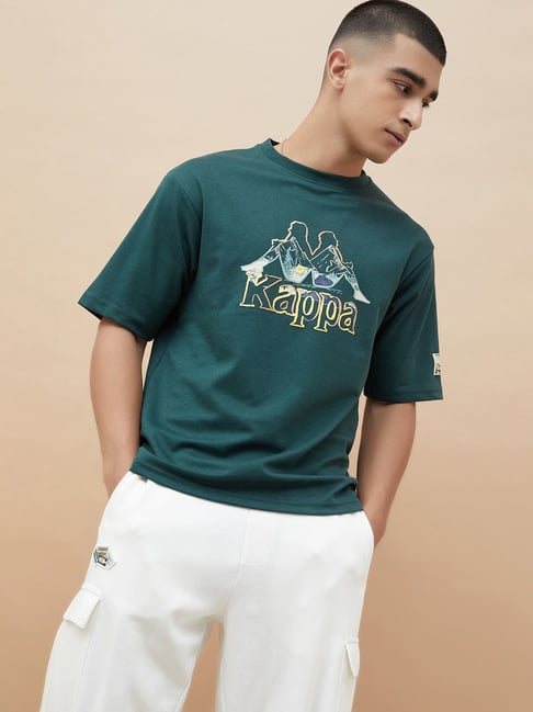 Buy Kappa Men's Green T-Shirt at Best Price Tata CLiQ