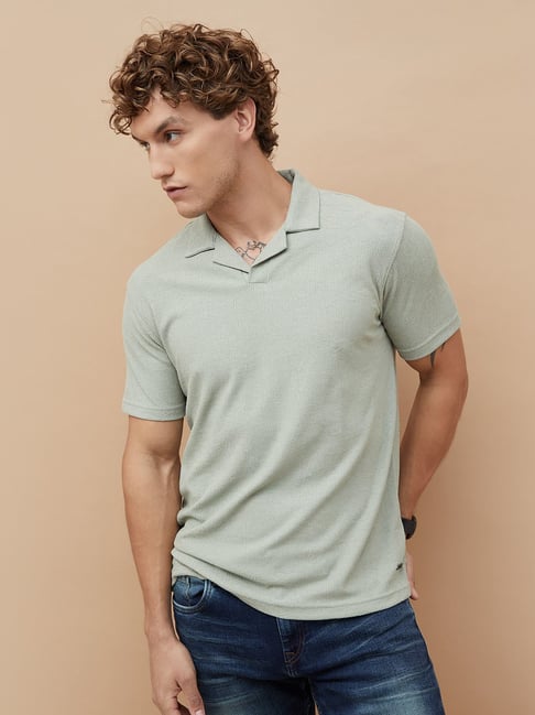 Forca by Lifestyle Men's Grey Polo T-Shirt-picture-15