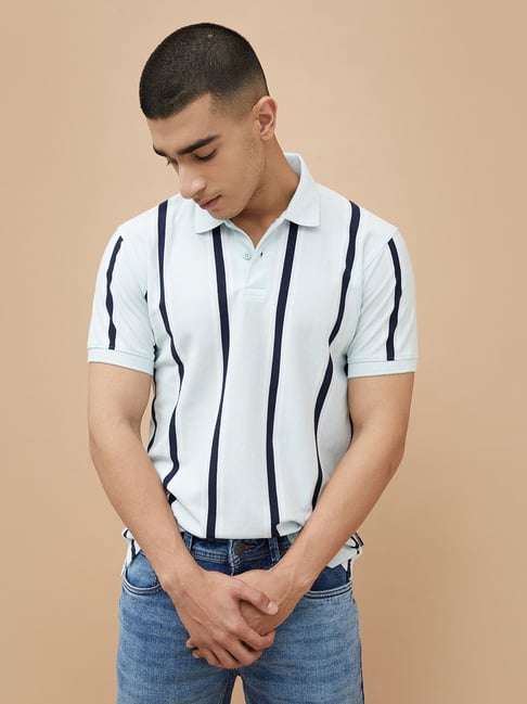 Fame Forever by Lifestyle Men's Blue Polo T-Shirt