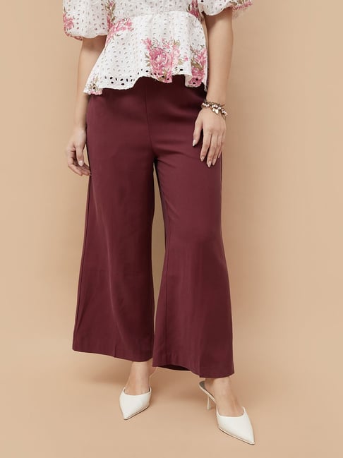 CODE by Lifestyle Women's Red Trousers-picture-27