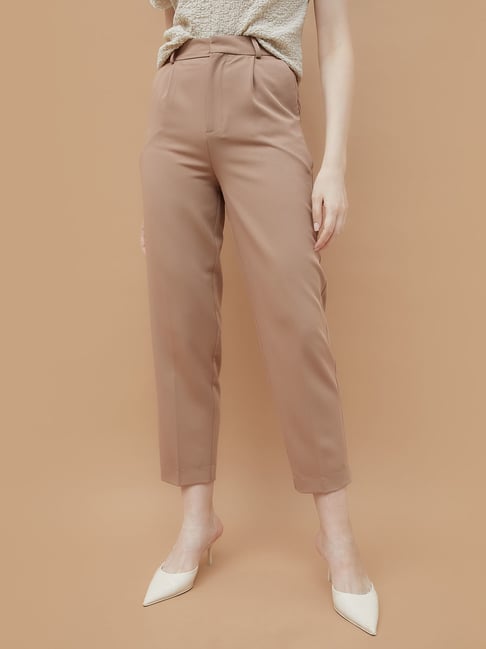CODE by Lifestyle Women's Brown Trousers-picture-31