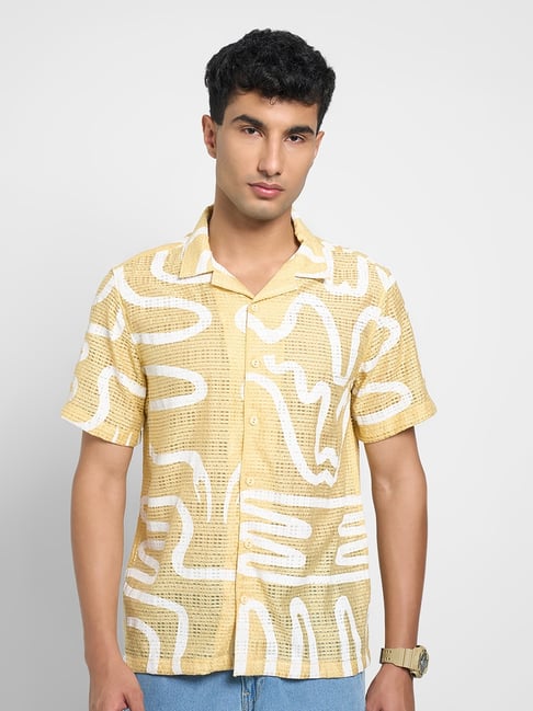 People by Pantaloons Yellow Shirt-picture-17