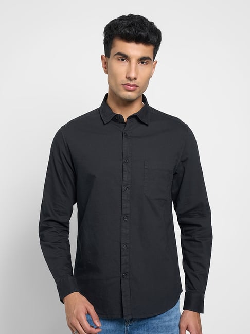 SF Jeans by Pantaloons Jet Black Shirt-picture-16