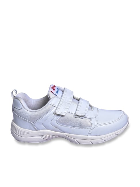 Paragon Kids White School Shoes