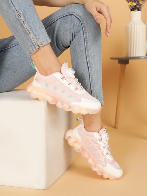 Truffle Collection Women's Pink Casual Sneakers-picture-15