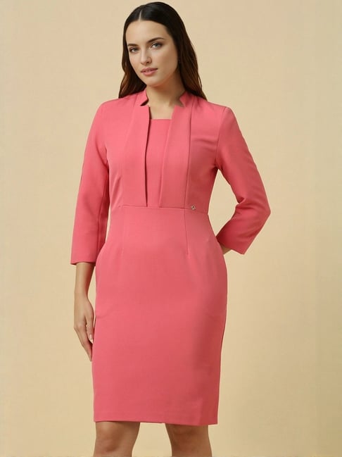 Allen Solly Women's Pink Dress-picture-24