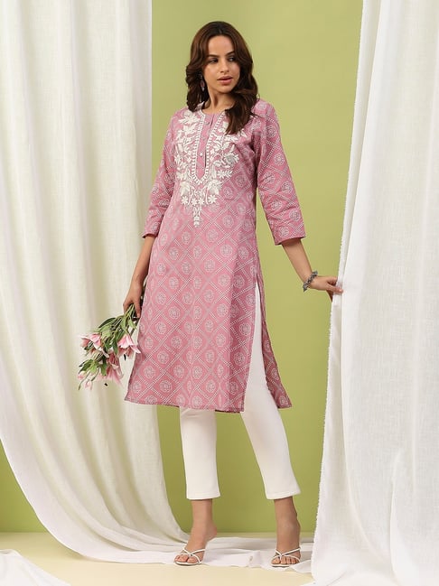 Nayam By Lakshita Pink Kurta-picture-19
