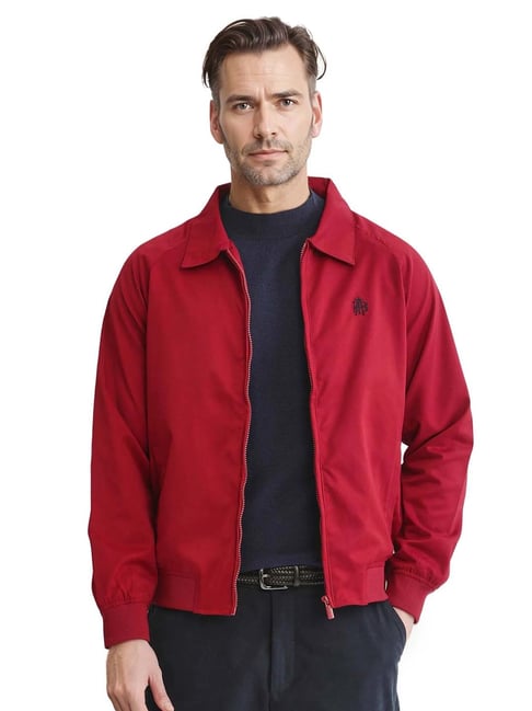 Rare Rabbit Red Regular Fit Embroidered Jacket-picture-15